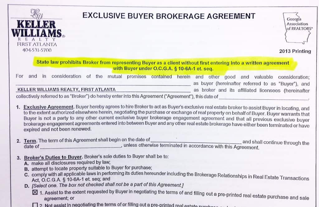 Buyer Agency Agreement